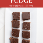 Make this chocolate fudge recipe for Christmas!