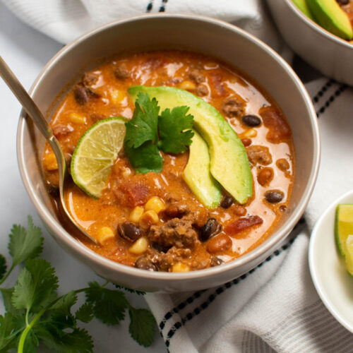 The Easiest Creamy Taco Soup - The Ashcroft Family Table