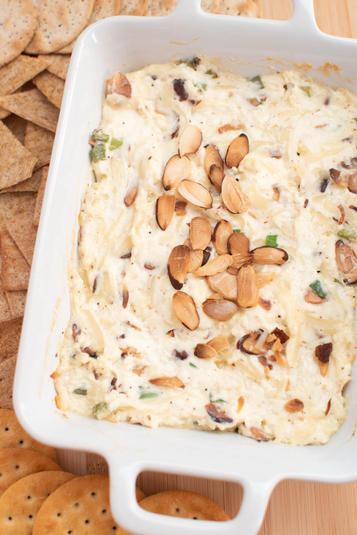 Toasted Almond and Swiss Cheese Dip