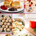 Pinterest graphic with text and a collage of Mother's Day brunch ideas.
